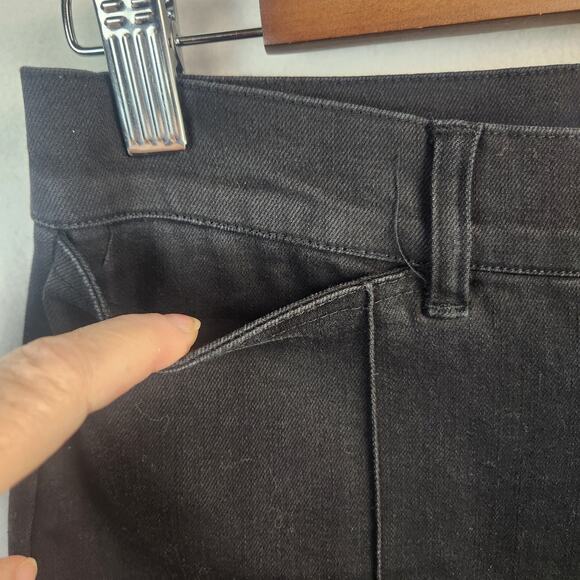 Brass Clothing Women’s Black Wide-Leg Sailor Pant Jeans Size 6 Inseam 30” NWT - Picture 5 of 16